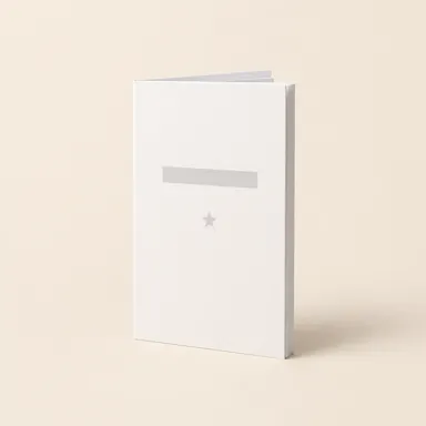 A thin, generic all-of-life report with a blank cover