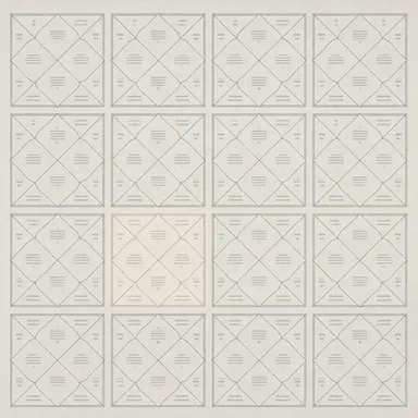 A printout crowded with sixteen identical tiny charts